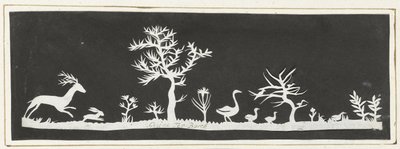 Paseo con animales y plantas. de Gesina ter Borch