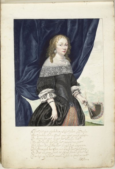 Auto retrato Autorretrato de Gesina, tres cuartos a la derecha de Gesina ter Borch