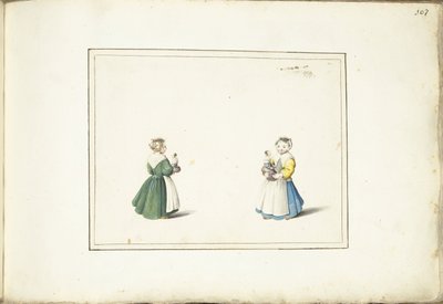 dos niñas con una muñeca de Gesina ter Borch