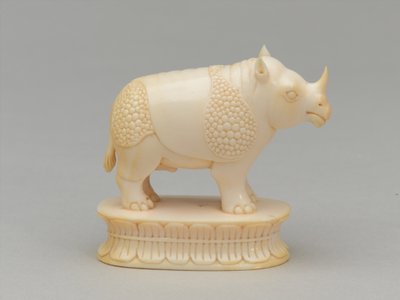Alfil blanco, pieza de ajedrez, India, c.1820 de Geskel Saloman
