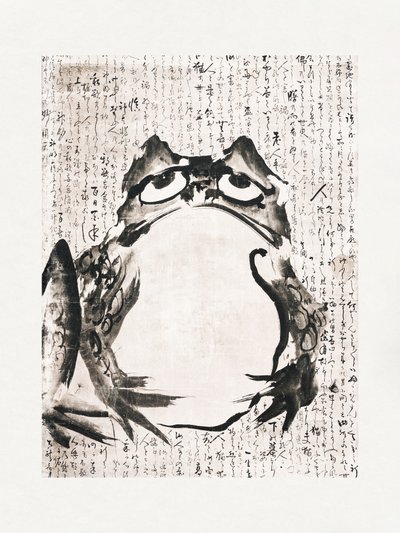 Rana japonesa (finales del siglo XVIII - siglo XIX) de Getsuju