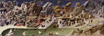 La tebaida de los ermitaños de Gherardo Starnina