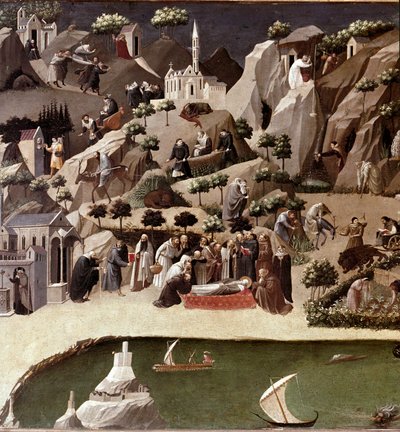 La Tebaida de los Ermitaños (detalle) de Gherardo Starnina