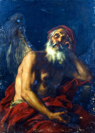 Kronos, siglo XVII de Giacinto Brandi