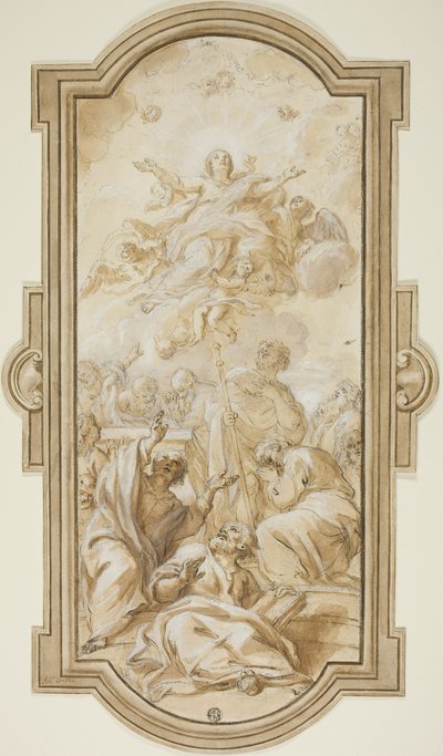 Asunción de la Virgen de Giacinto Calandrucci