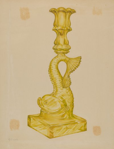 Candelabro de Delfín, 1935-1942 de Giacinto Capelli