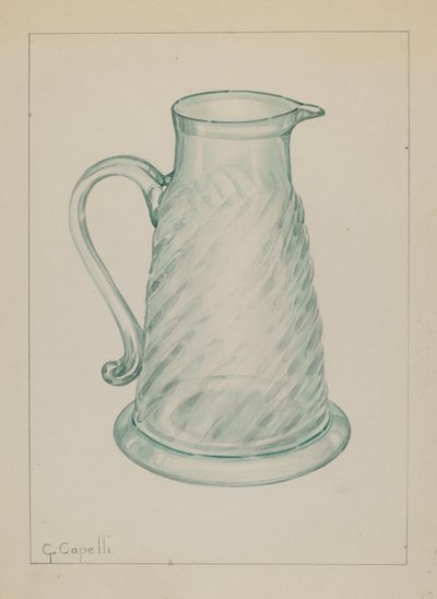 Jarra de Melaza, c. 1937 de Giacinto Capelli
