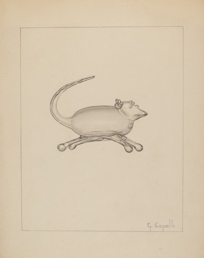 Ratón, c. 1937 de Giacinto Capelli