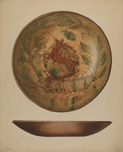 Plato alemán de Pensilvania, c. 1939 de Giacinto Capelli