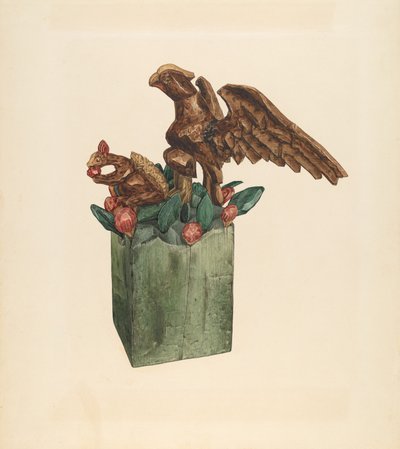 Ardilla y águila, c. 1939 de Giacinto Capelli