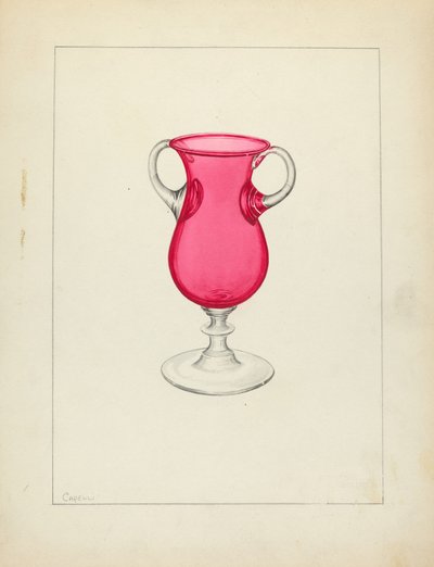 Jarrón, c. 1940 de Giacinto Capelli