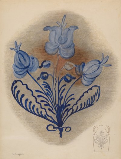 Jarra de agua o sidra, c. 1939 de Giacinto Capelli
