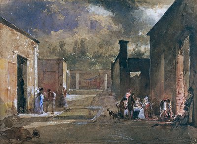 Una Noche en la Casa de Sallustio en Pompeya de Giacinto Gigante