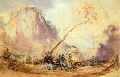 Paisaje de Sorrento, ca 1848 de Giacinto Gigante