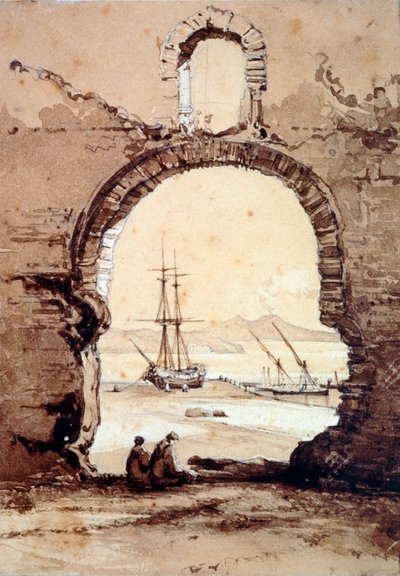 La bahía de Nápoles desde Posillipo, por Giacinto Gigante de Giacinto Gigante