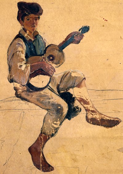 El guitarrista de Giacinto Gigante
