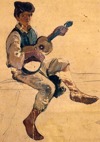 El guitarrista de Giacinto Gigante