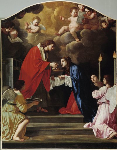 La Comunión de la Virgen de Giacinto Gimignani or Gemignano