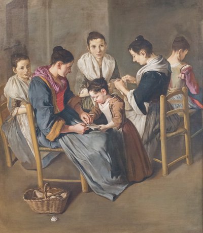 La escuela de niñas de Giacomo (1698 1767) Ceruti