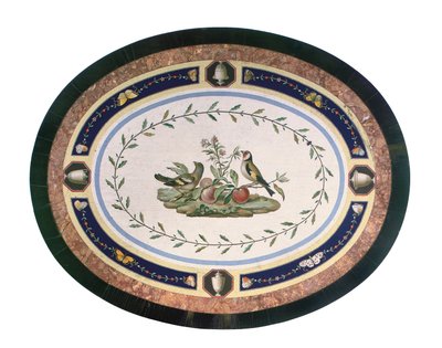 Mesa de Micromosaico, Roma, finales del siglo XVIII de Giacomo (attr. to) Raffaelli
