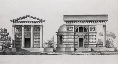 Diseño de iglesia para la familia Tutomlin de Giacomo Antonio Domenico Quarenghi
