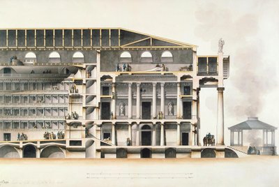 El Teatro Imperial Bolshoi Kamenny de San Petersburgo, principios del siglo XIX de Giacomo Antonio Domenico Quarenghi