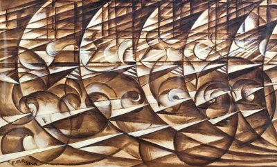 Expansión dinámica y velocidad de Giacomo Balla