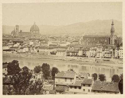 Florencia. Panorama de Giacomo Brogi
