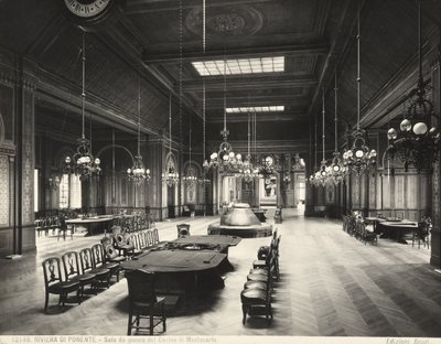 Sala de juegos, Casino de Montecarlo, Mónaco de Giacomo Brogi