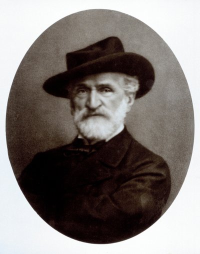 Retrato de Giuseppe Verdi de Giacomo Brogi