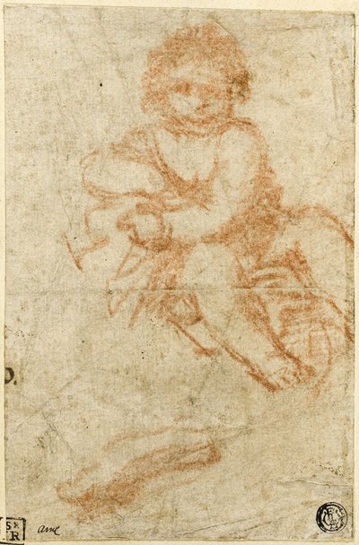 Estudio para el Niño Jesús de Giacomo Cavedone
