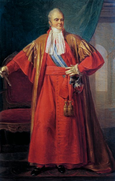 Retrato de Paluzzo Altieri (1760-1834), príncipe, Pintura de Giacomo Conca (1785-1858) de Giacomo Conca