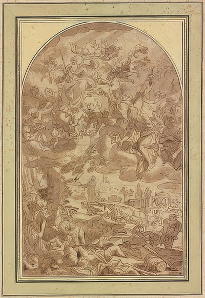 La gran peste de Nápoles en 1656 de Giacomo Farelli