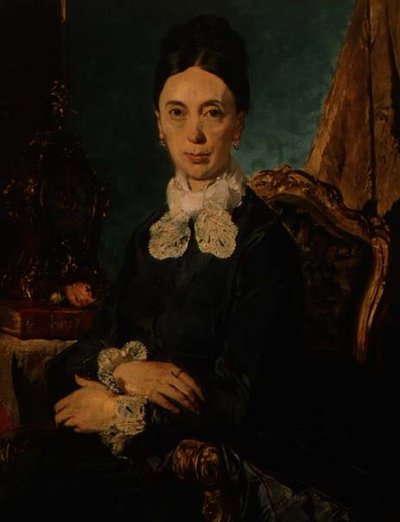 Retrato de un pariente del artista de Giacomo Favretto