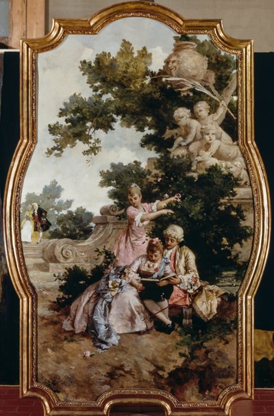 Primavera, de Giacomo Favretto (1849-1887), óleo sobre lienzo de Giacomo Favretto
