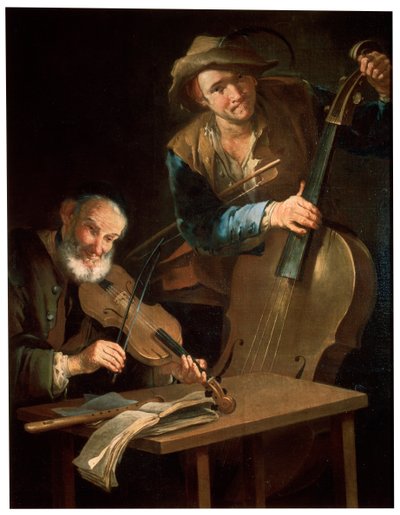 Los músicos, finales del siglo XVII o XVIII de Giacomo Francesco Cipper