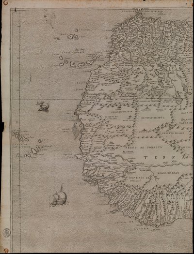 Mapa de África de Giacomo Gastaldi
