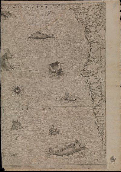 Mapa de África de Giacomo Gastaldi
