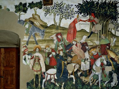 La Fuente de la Vida, (detalle) 1418-30 de Giacomo Jaquerio