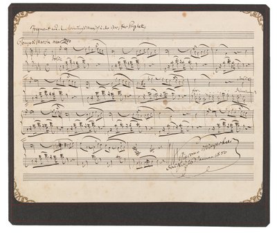 Fragmento de Meyerbeer de la Marcha de la Coronación de Giacomo Meyerbeer