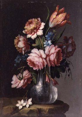 Rosas, tulipanes y peonías de Giacomo Nani