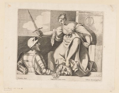 Judit con la cabeza de Holofernes Justicia (Justicia) de Giacomo Piccini