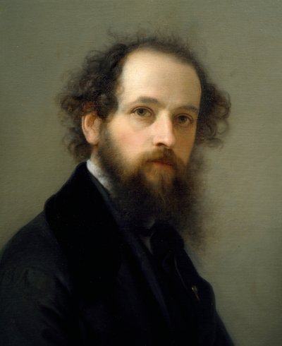 Autorretrato de Giacomo Trecourt (1812-1882), óleo sobre lienzo de Giacomo Trecourt