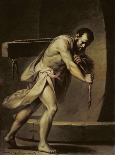 Sansón en la cinta de correr de Giacomo Zampa