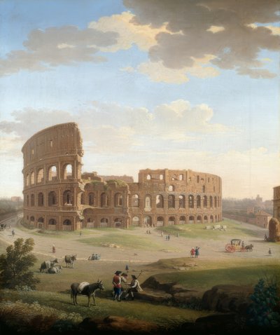Roma, vista del Coliseo de Giacomo van Lint