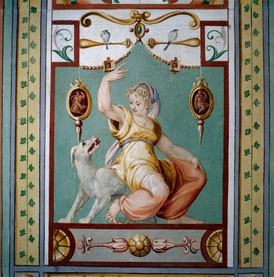 Alegoría de la Fidelidad (fresco) de Giallo Fiorentino