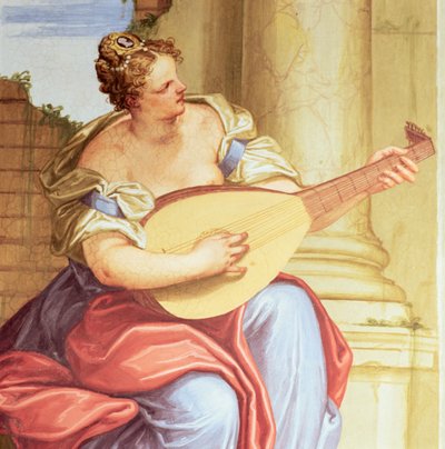 Música (detalle) de Giambattista 1526 78 Zelotti