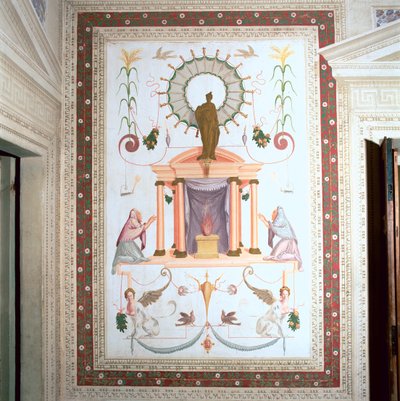 Pequeña habitación del Grotesco de Giambattista 1526 78 Zelotti