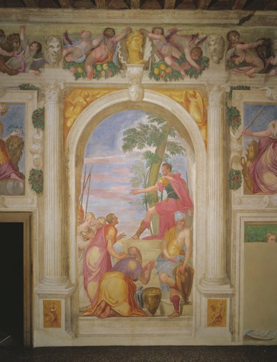 La Clemencia de Escipión de Giambattista 1526 78 Zelotti