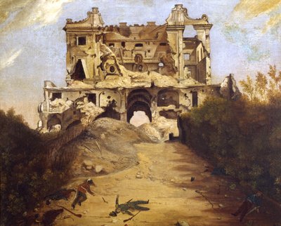 La casa de los cuatro vientos, c.1849 (óleo sobre lienzo) de Giambattista Bassi